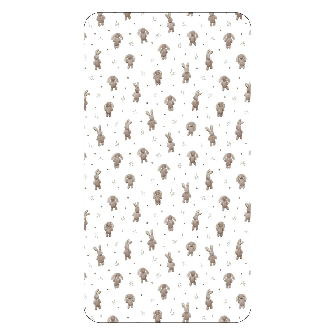BUNNY SHADOW ORGANIC CRIB SHEETS
