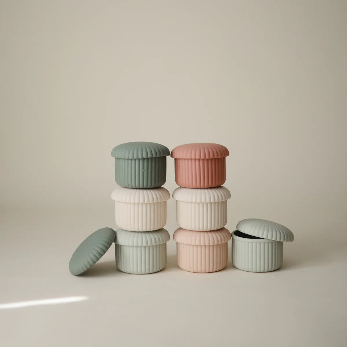 SILICONE BABY FOOD CONTAINERS 3-PACK