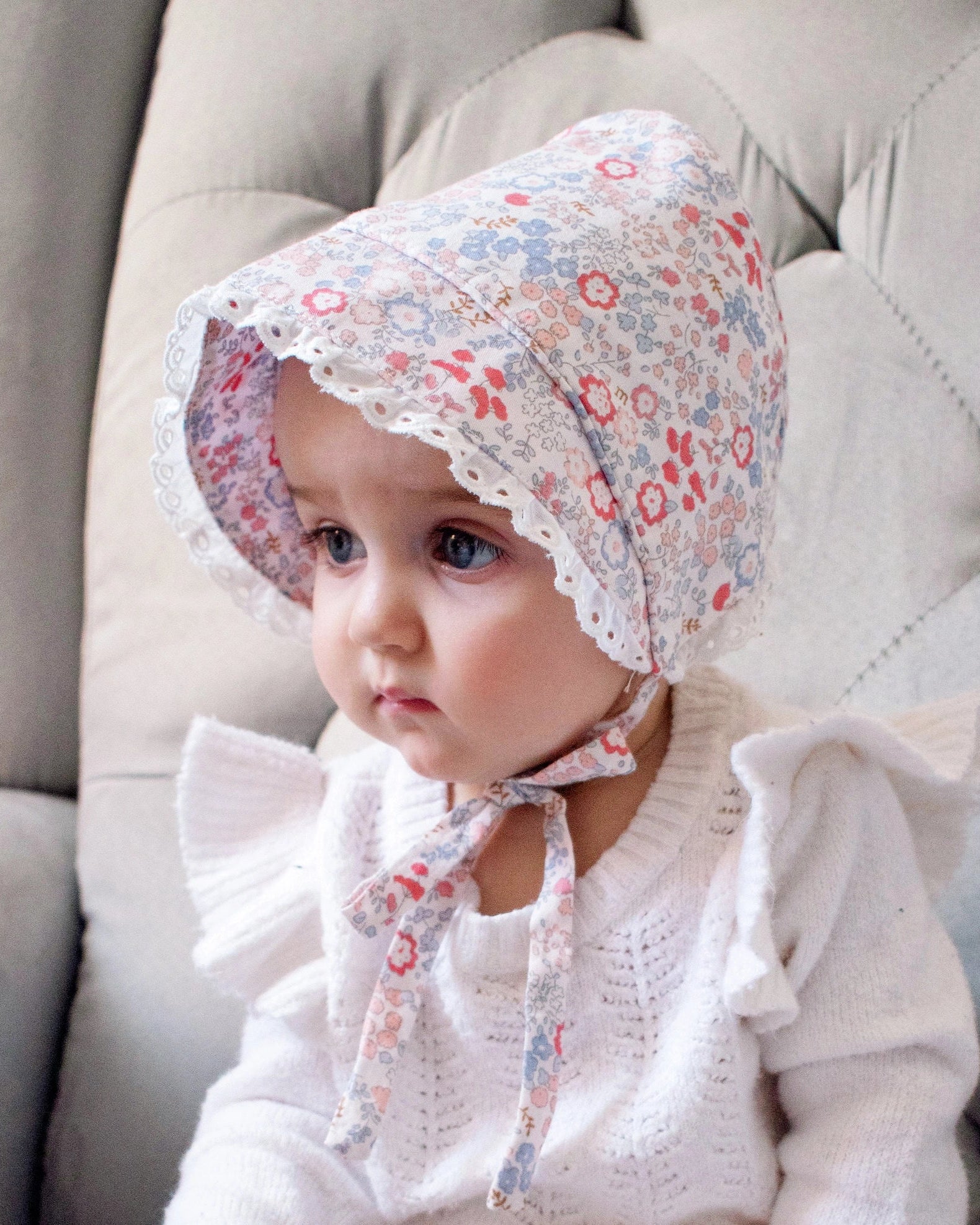 FLORA BABY BONNET