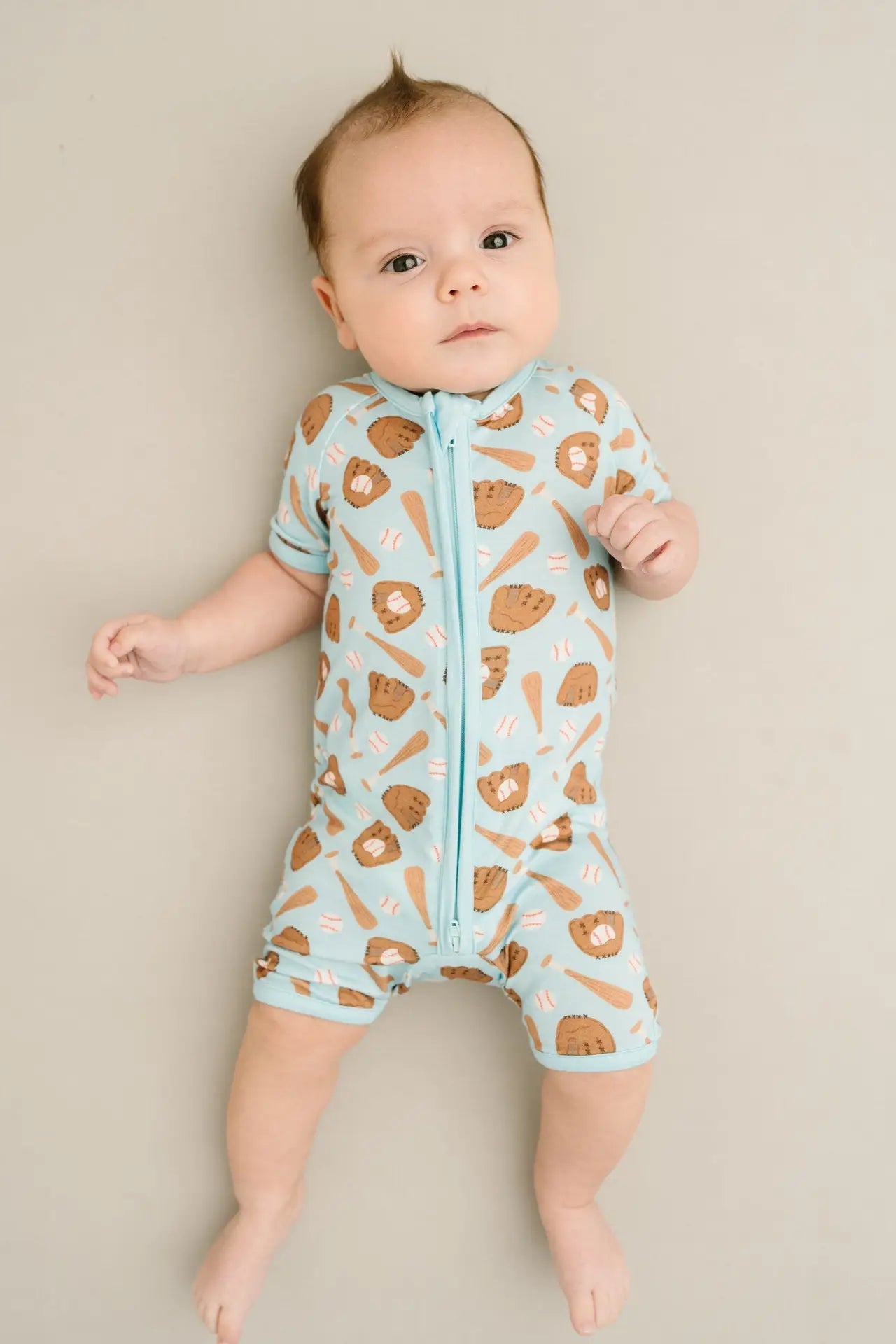 HOME RUN BAMBOO ROMPER