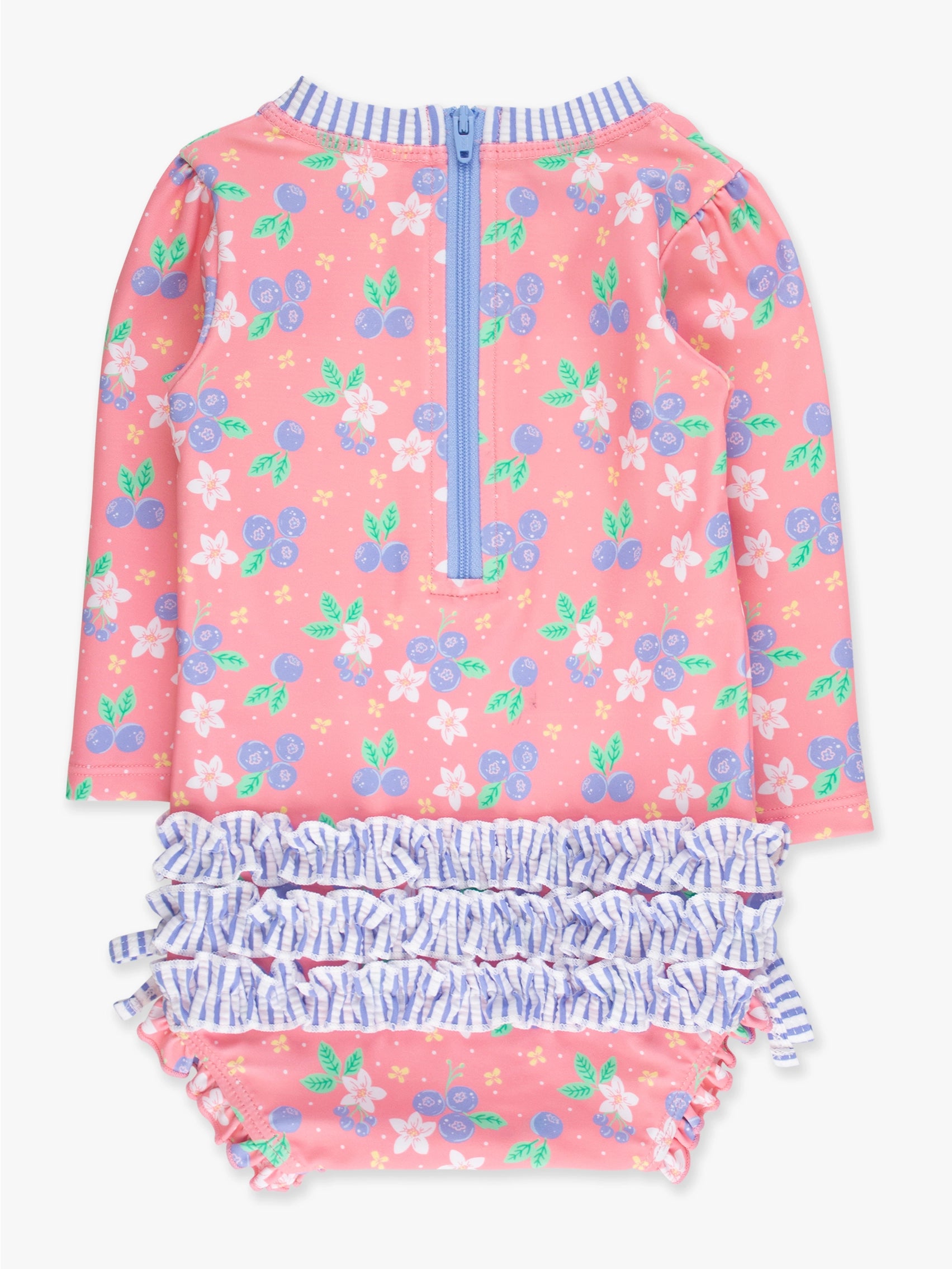 BLUEBERRY BLISS LONG SLEEVE RASH GUARD