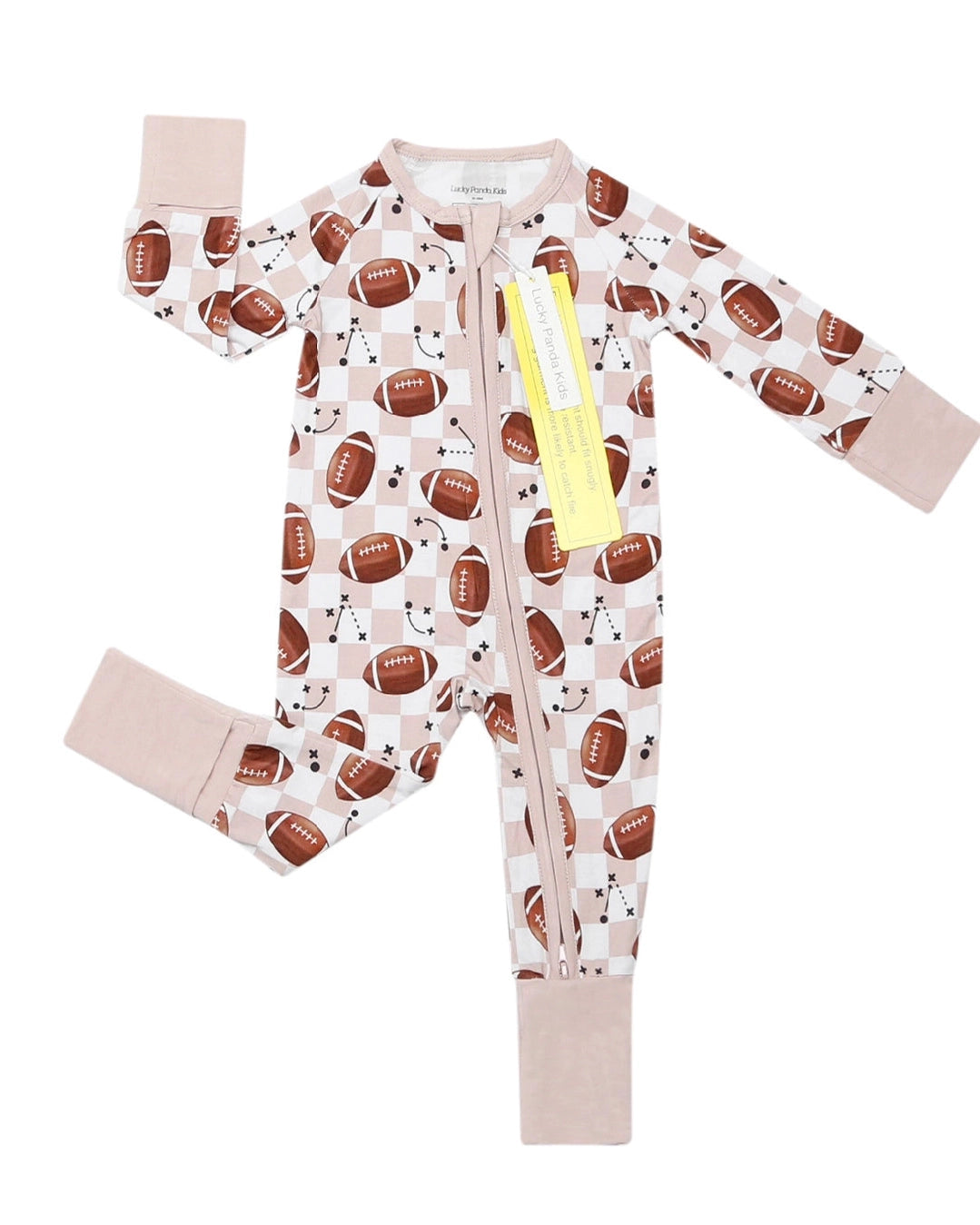 FOOTBALL BAMBOO ONESIE