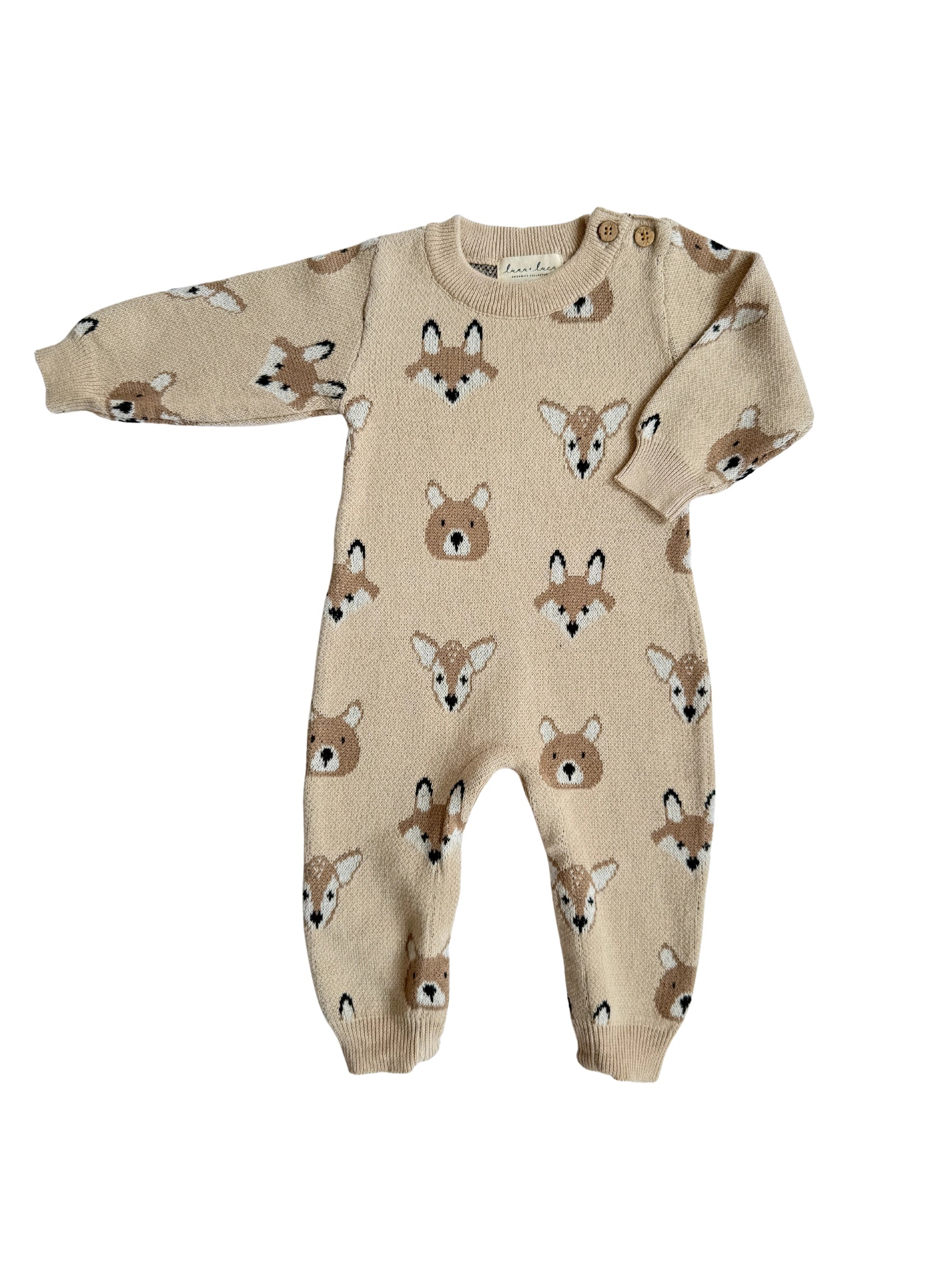 WOODLAND JACQUARD JUMPSUIT