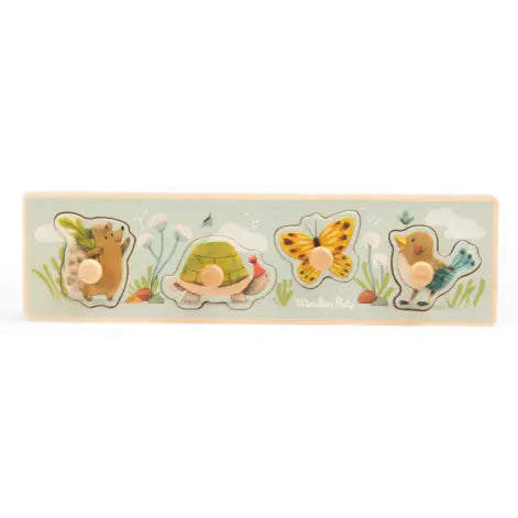WOODEN ANIMAL PUZZLE - 3 LITTLE RABBITS