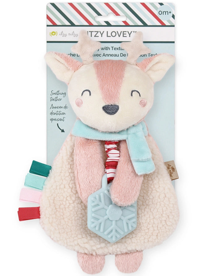 HOLIDAY ITZY RITZY LOVEY - PLUSH + TEETHER