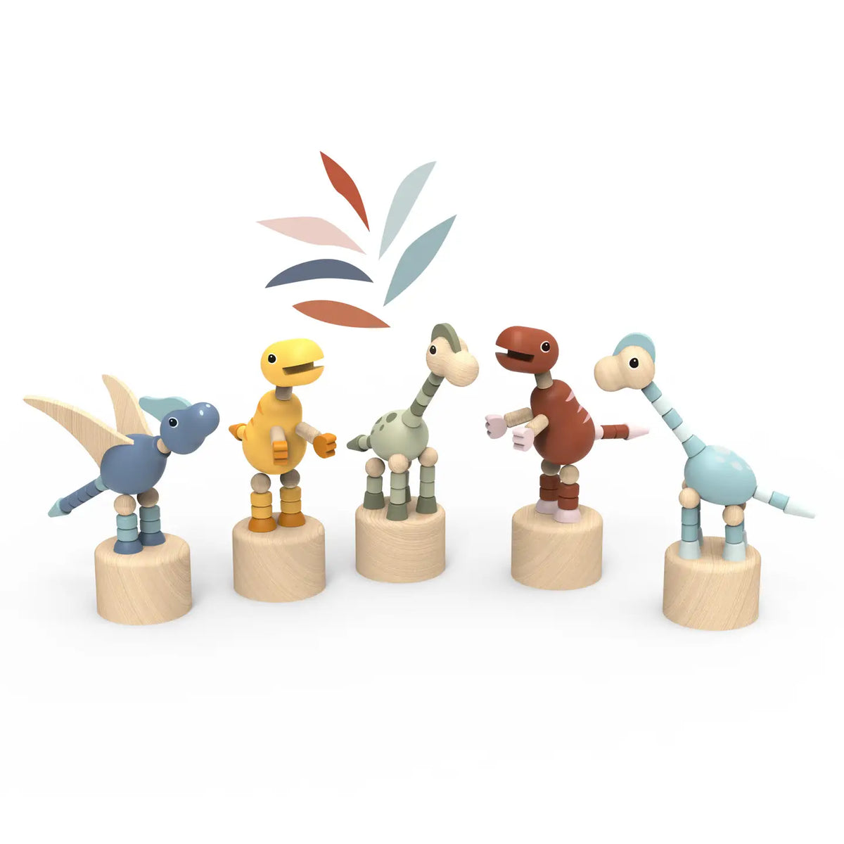 DINOSAUR PUSHING PUPPET