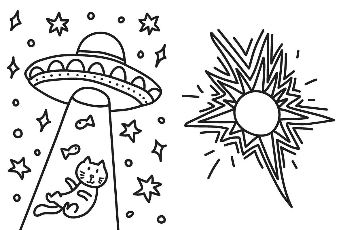 MY FIRST BOOK OF OUTER SPACE - CHILDREN&