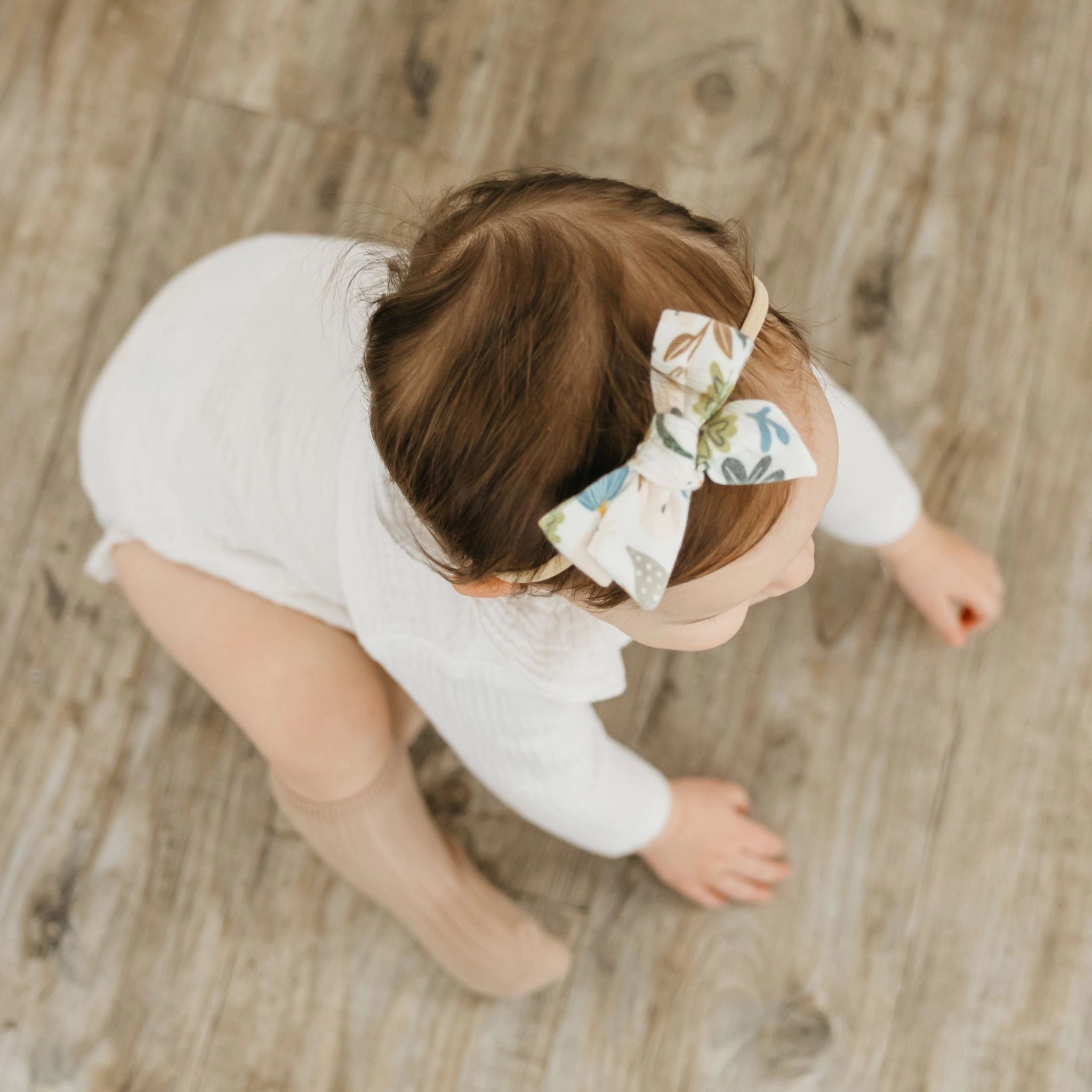 CLASSIC BABY BOW - OLIVE