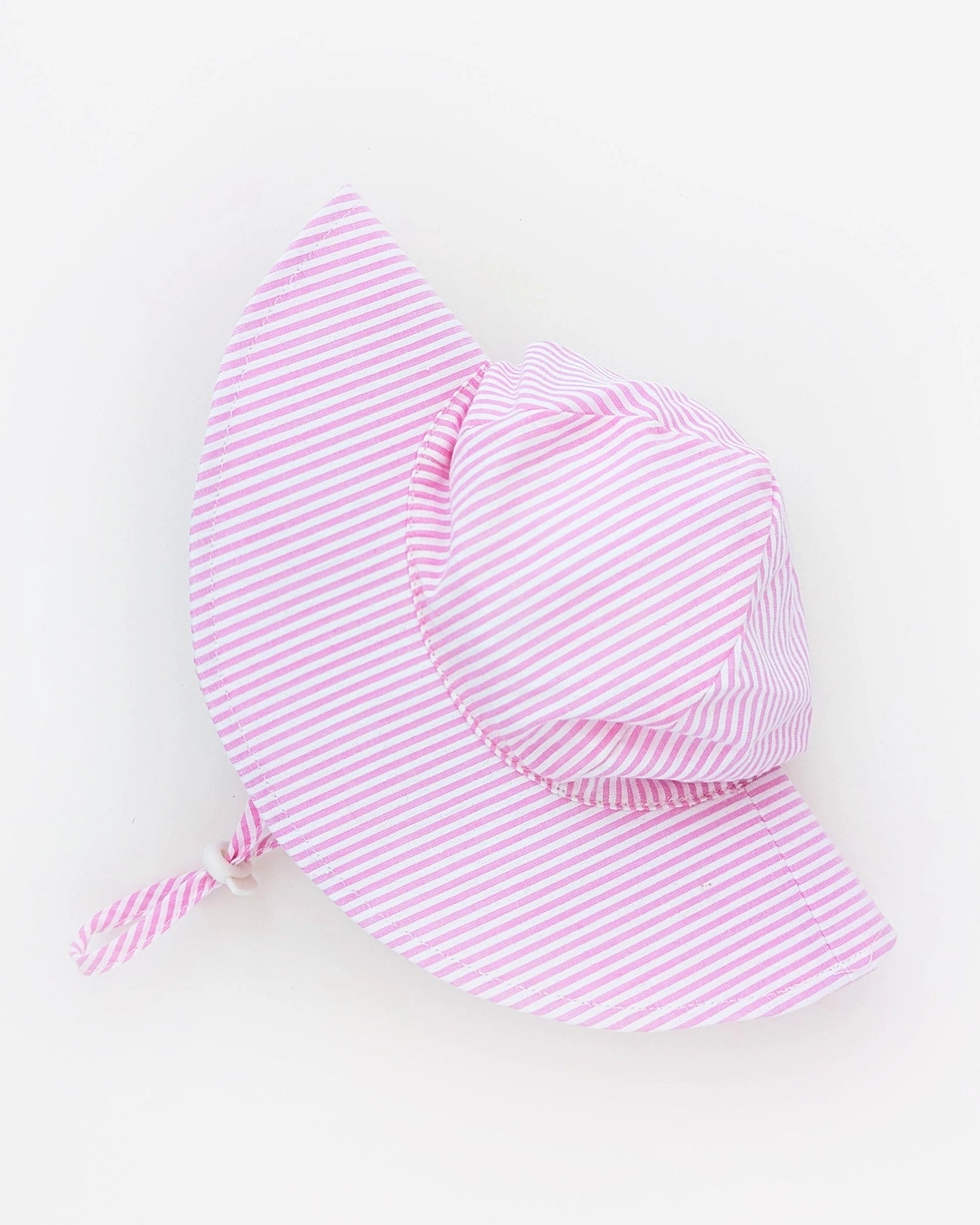 PINK SEERSUCKER HAT