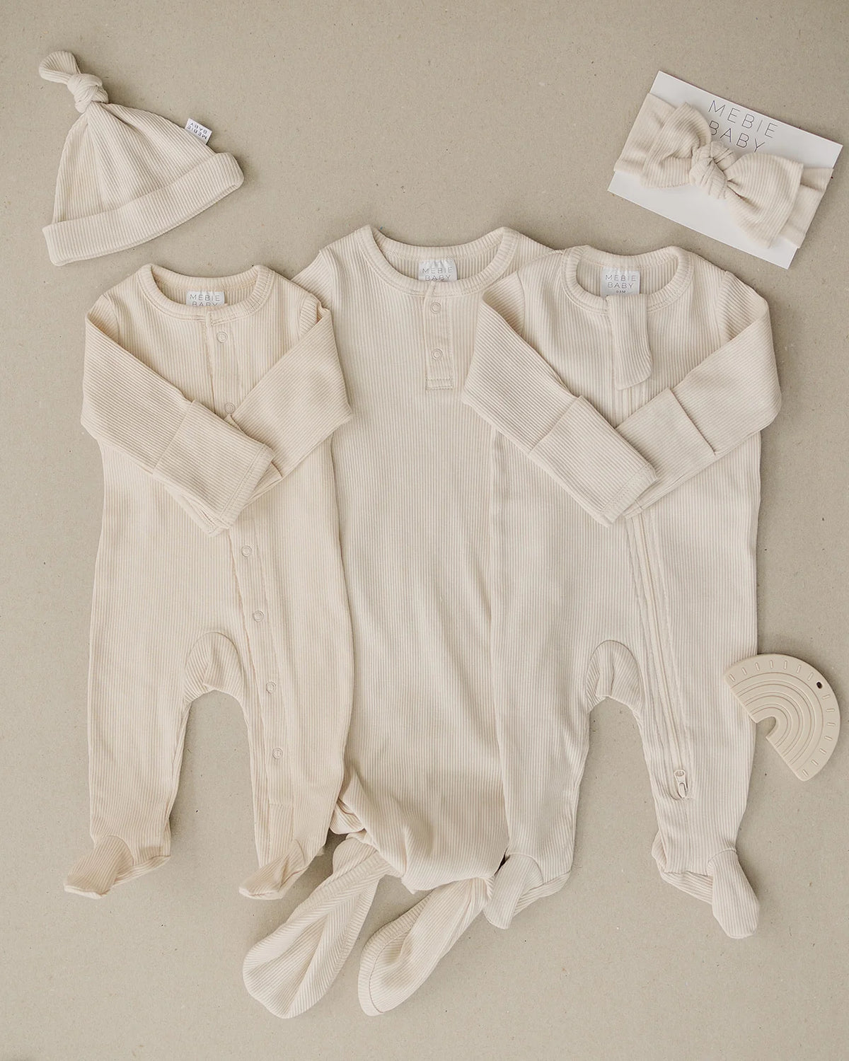 VANILLA ORGANIC COTTON KNOT GOWN
