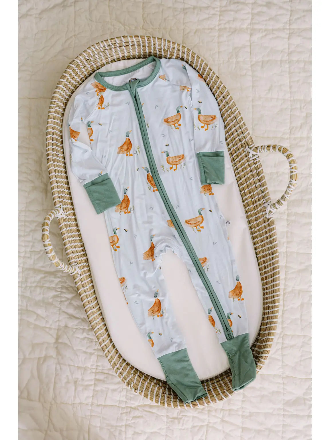 LITTLE DUCKLING BAMBOO ROMPER