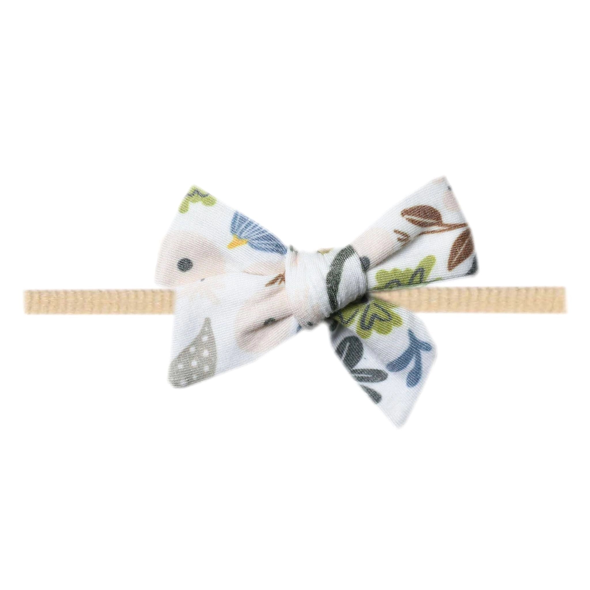 CLASSIC BABY BOW - OLIVE