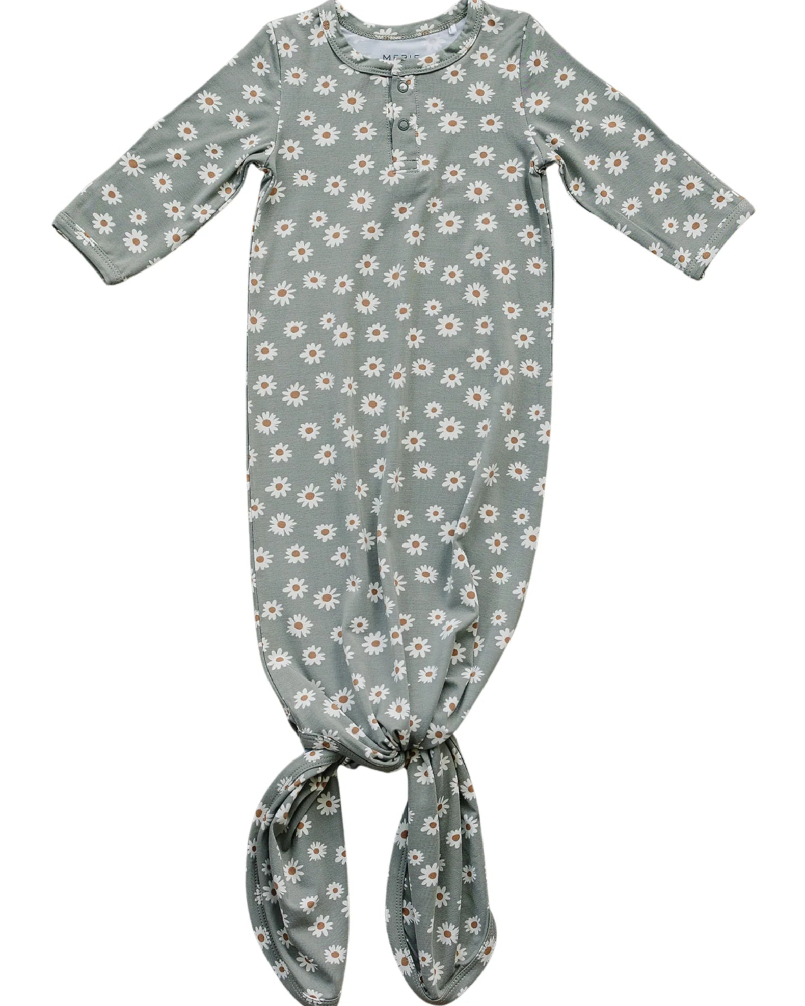 LIGHT GREEN BAMBOO KNOT GOWN