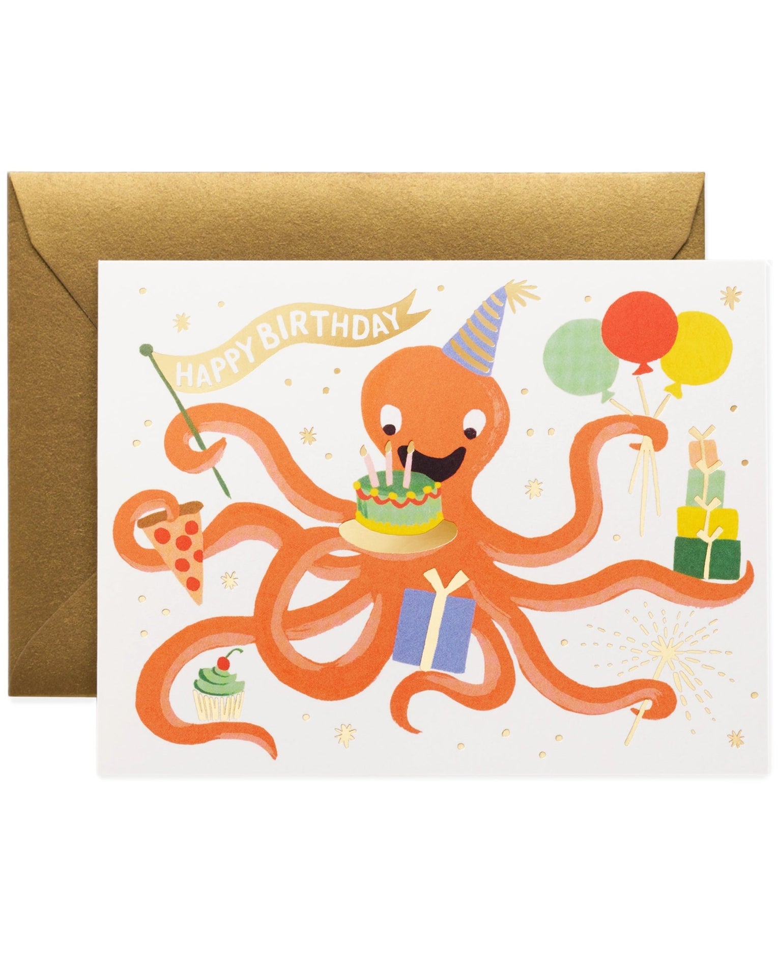 OCTOPUS BDAY - CARD