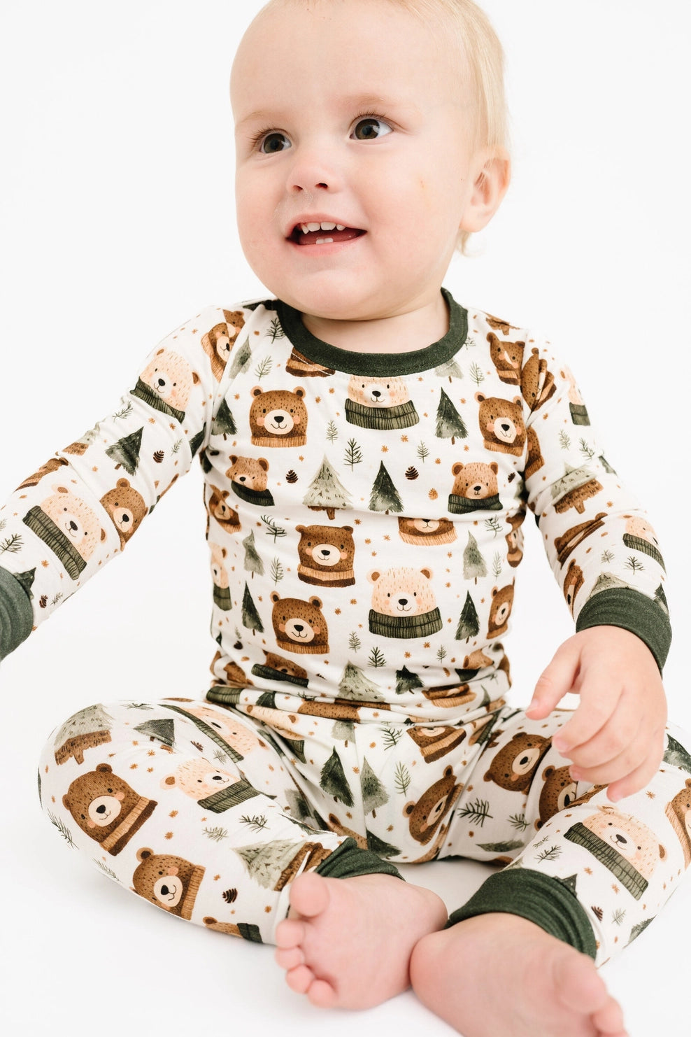 WINTER BEARS BAMBOO SET