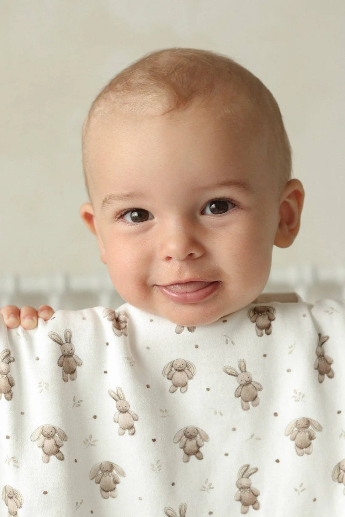 BUNNY SHADOW ORGANIC COTTON BLANKET