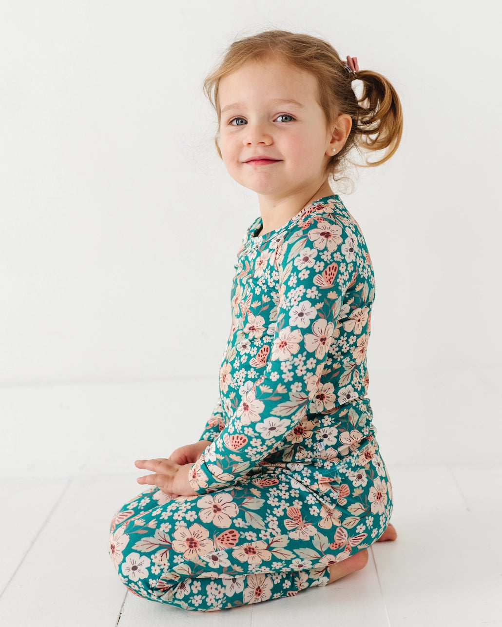 KIDS BAMBOO PAJAMAS - JUNIPER