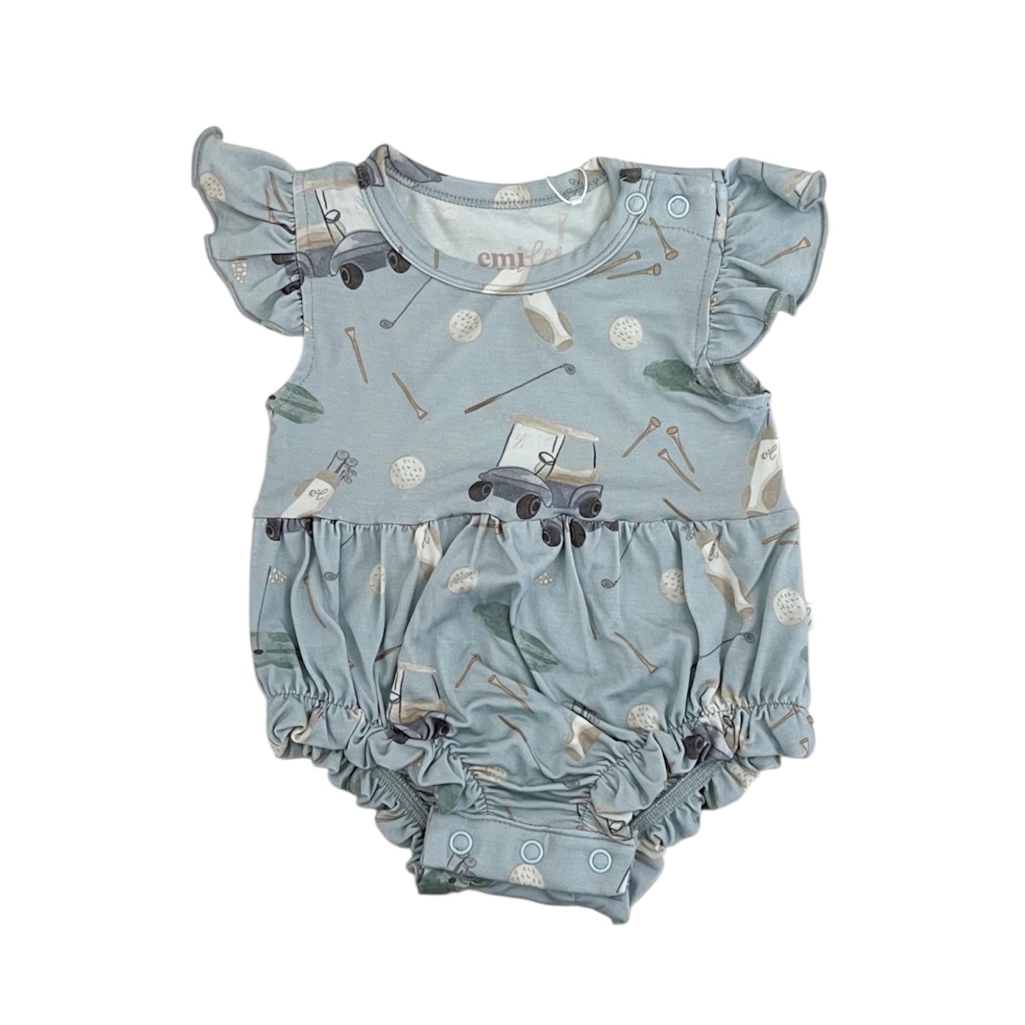 GOLF BAMBOO RUFFLE ROMPER