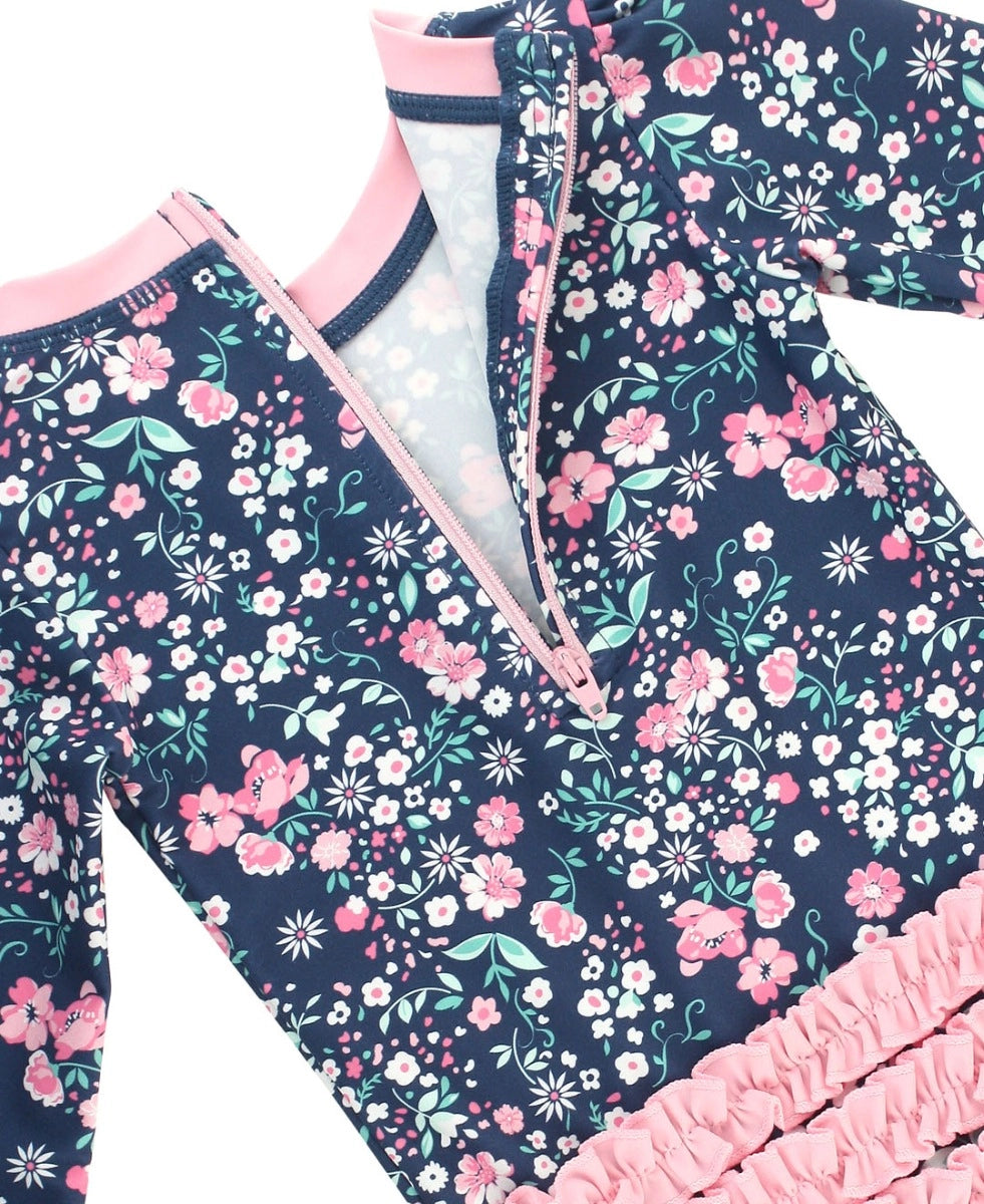 MOONLIT MEADOW LONG SLEEVE RASH GUARD