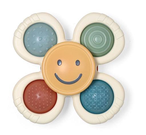 SMILY FACE - POP & WHIRL, BATH + TRAVEL TOY