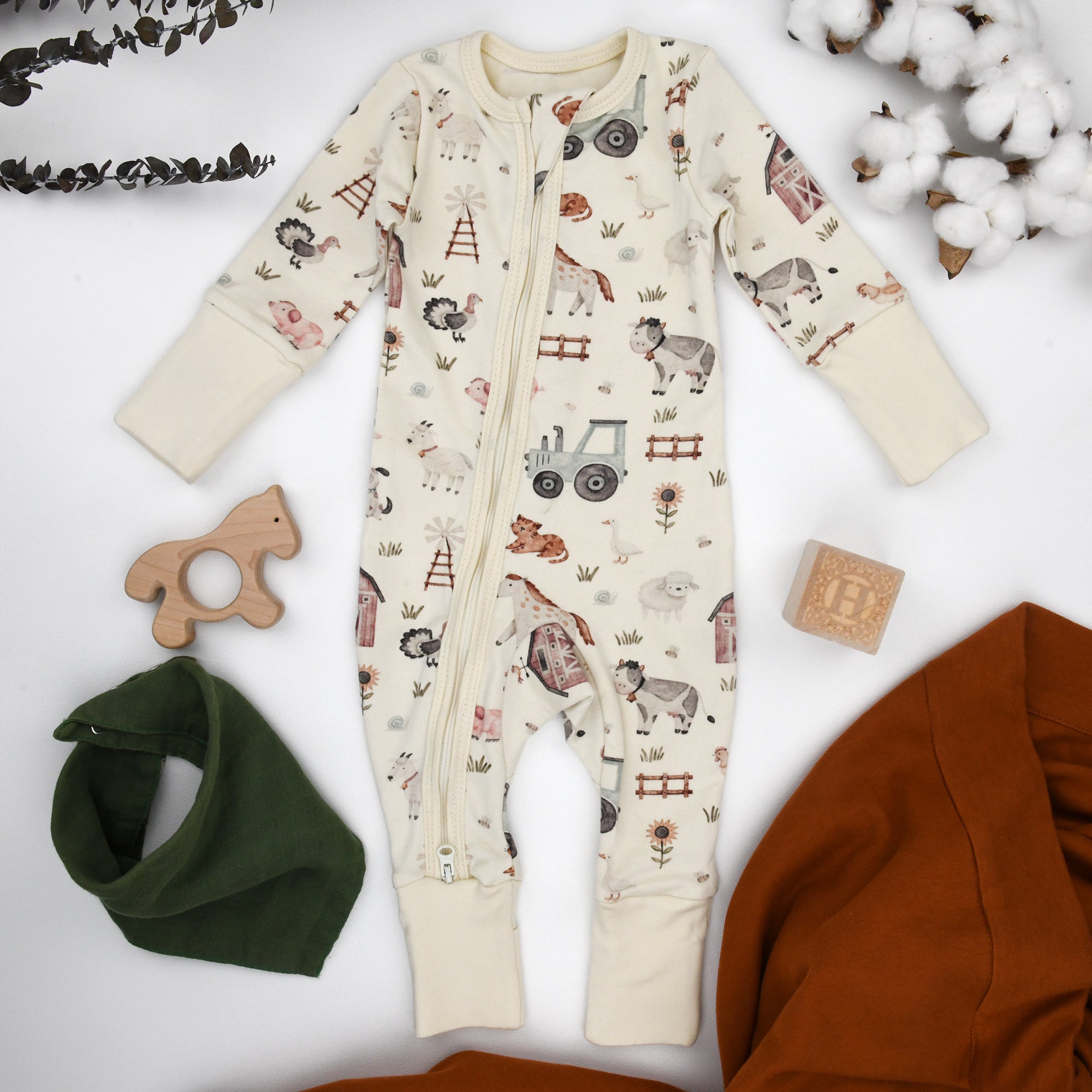 FALL FARMIN ONESIE
