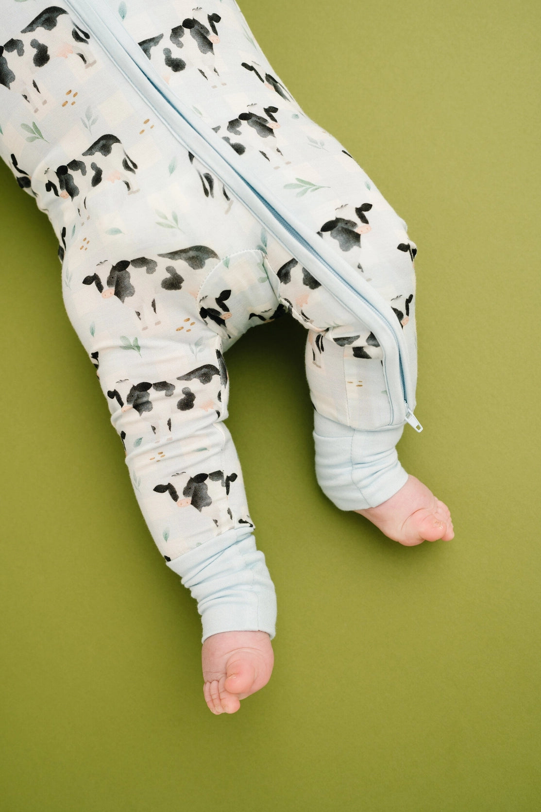 DAIRY COW BAMBOO ONESIE