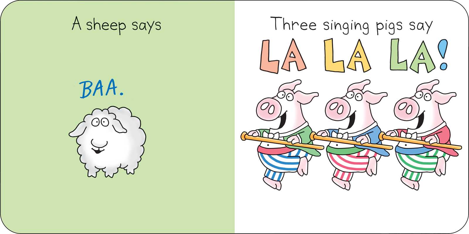 MOO, BAA, LA LA LA - BOOK