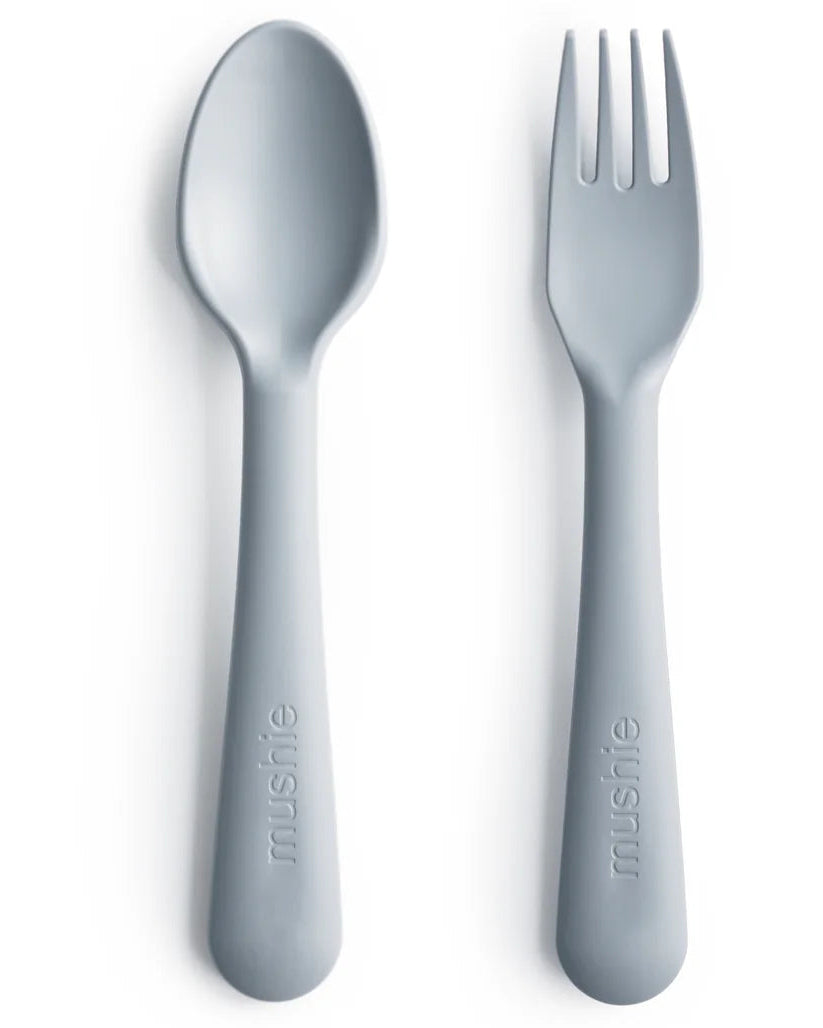 SILICONE SPOON + FORK SET