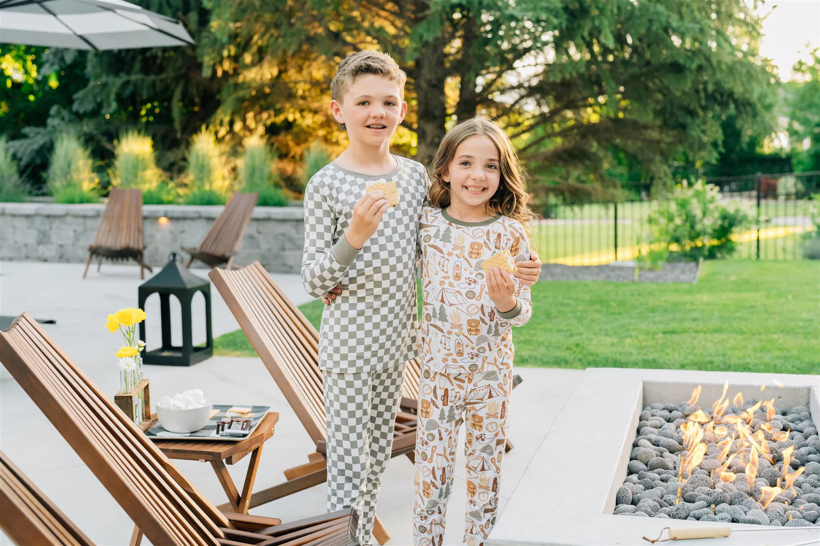 CAMPING TRIP BAMBOO COZY SET