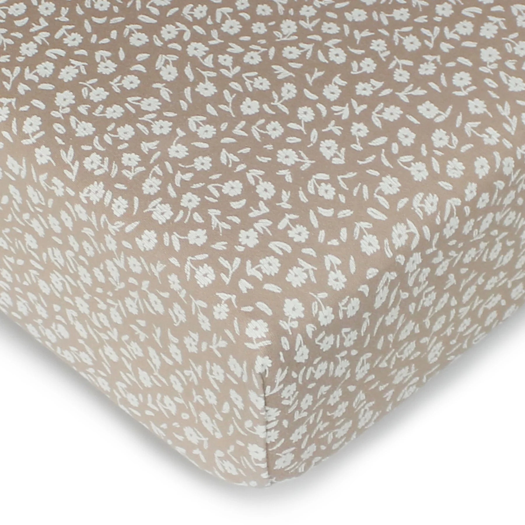 OATMEAL DITSY FLORAL ORGANIC COTTON SHEETS