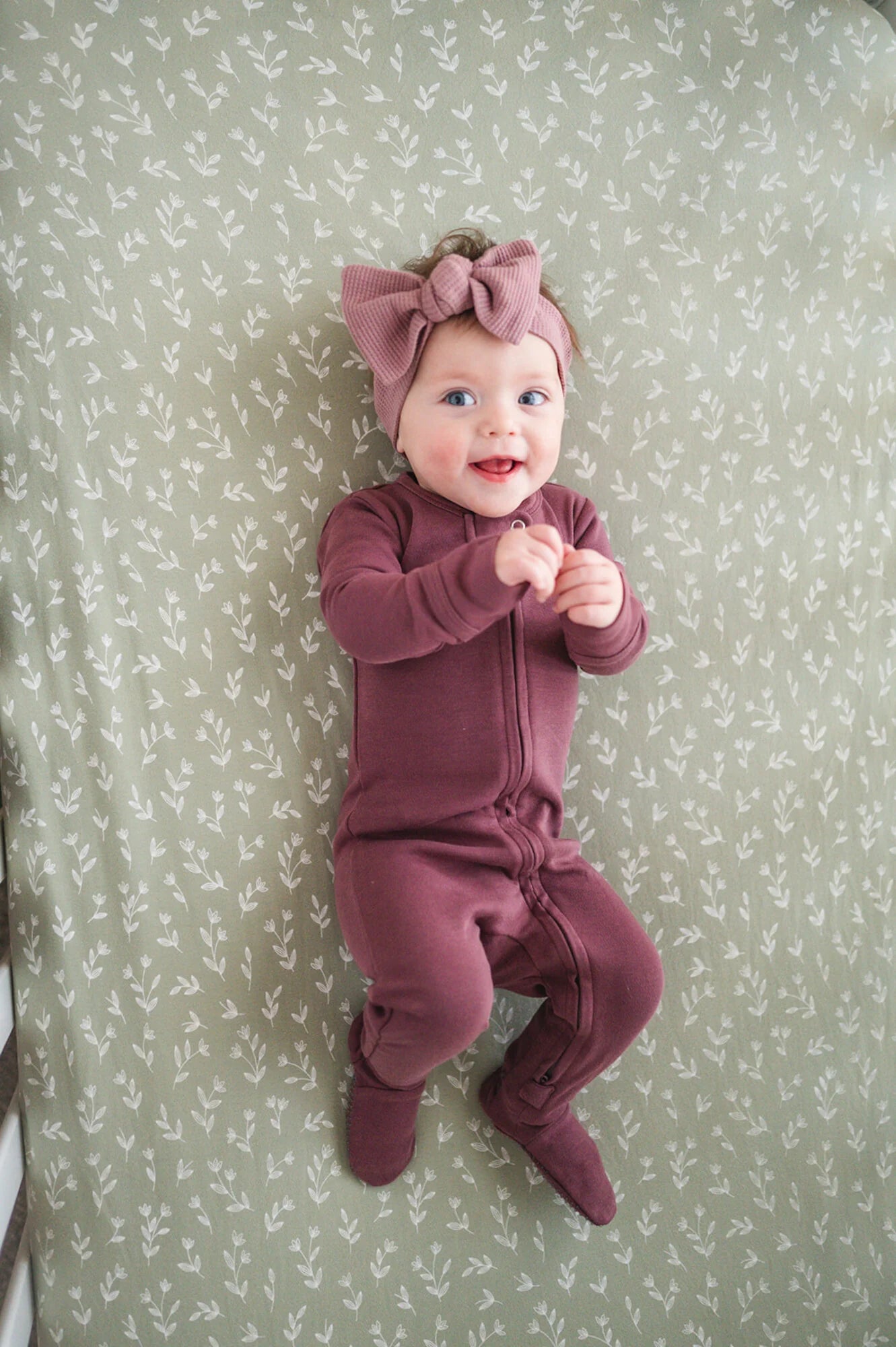 SEAFOAM BLOOM ORGANIC COTTON SHEETS