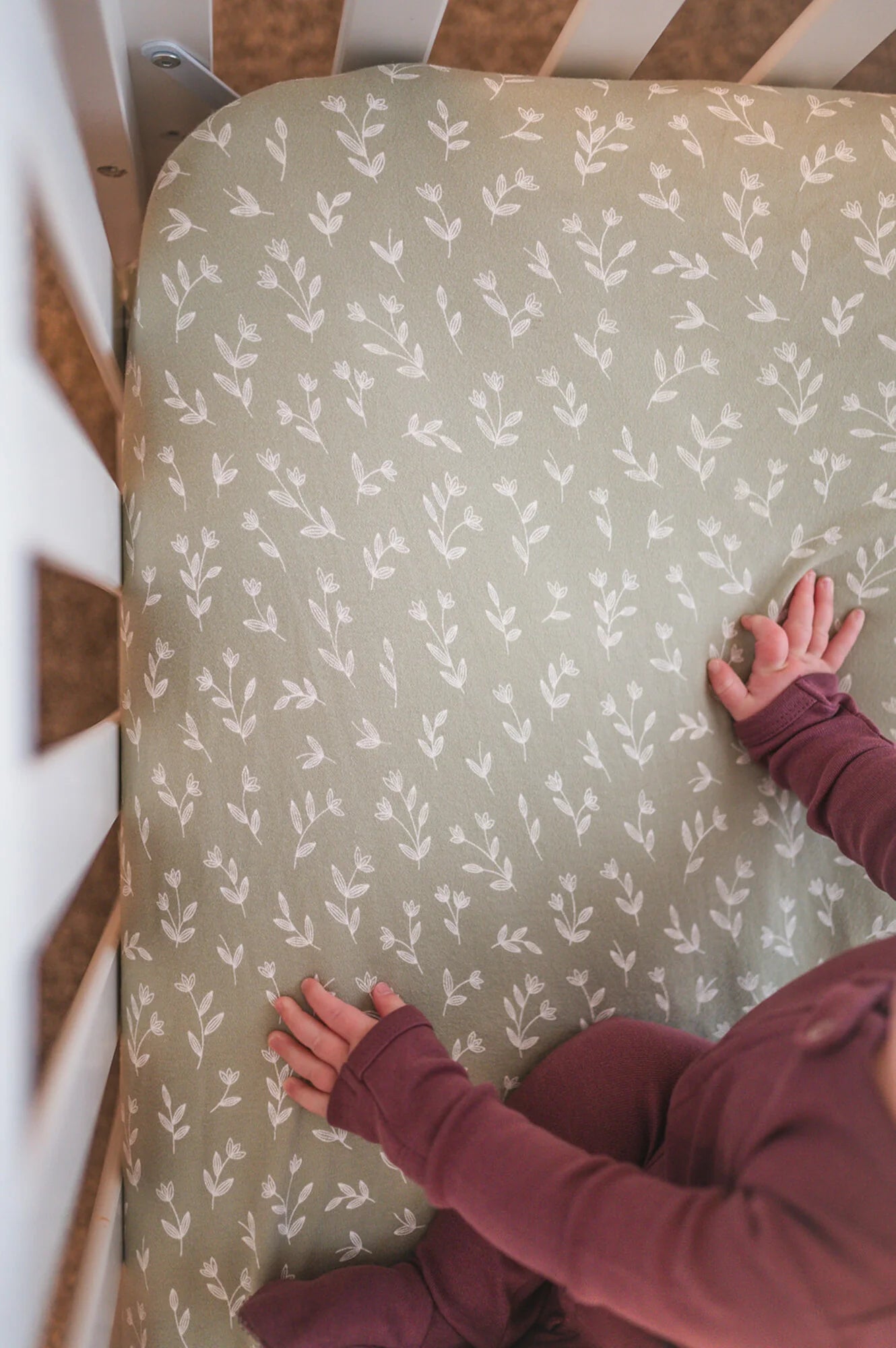 SEAFOAM BLOOM ORGANIC COTTON SHEETS