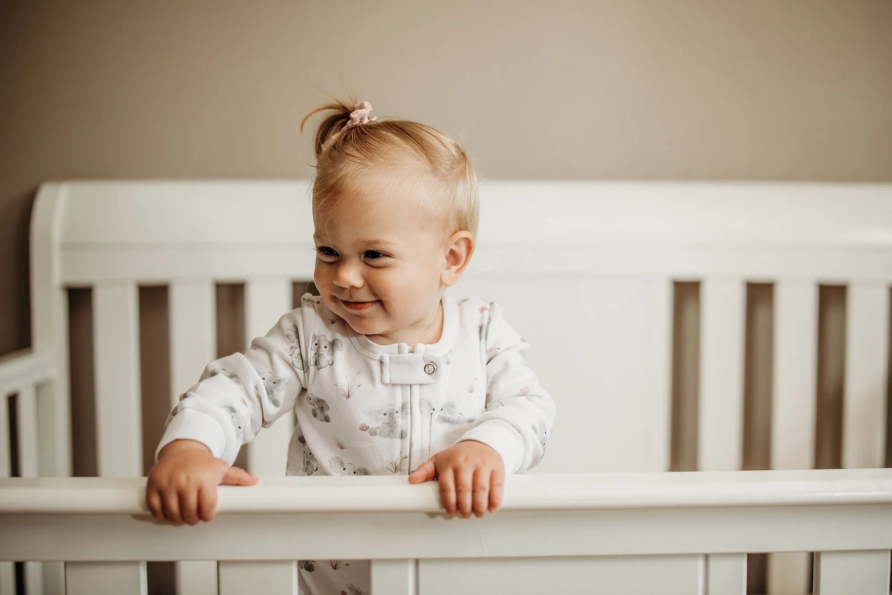 BABY ELEPHANT FOOTLESS ROMPER