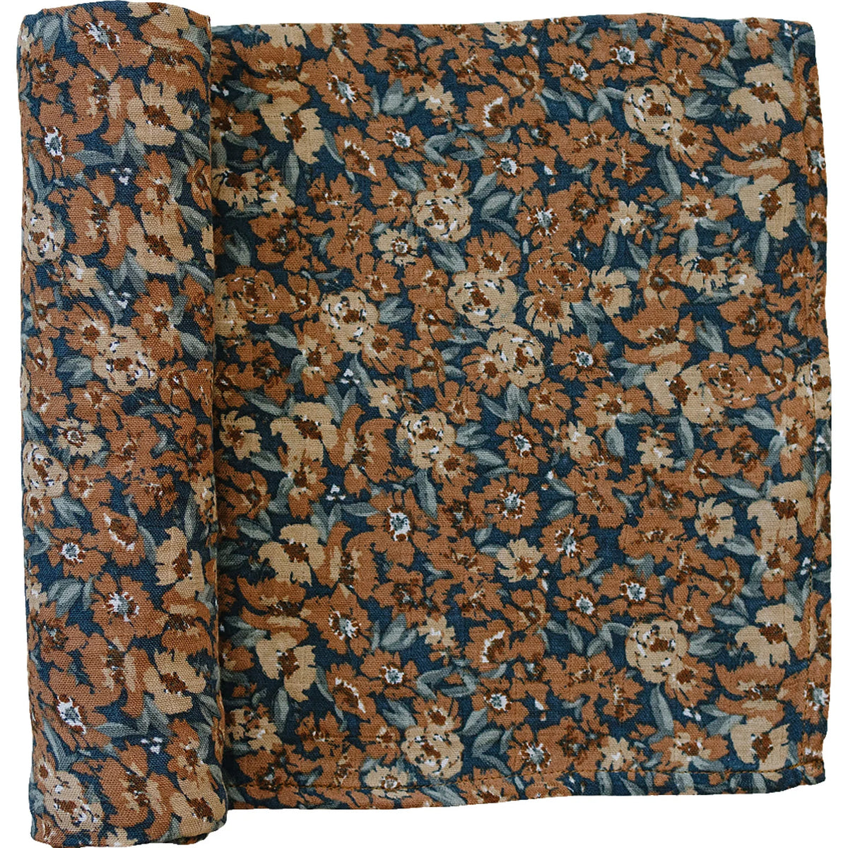 VENETIAN FLORAL MUSLIN SWADDLE BLANKET
