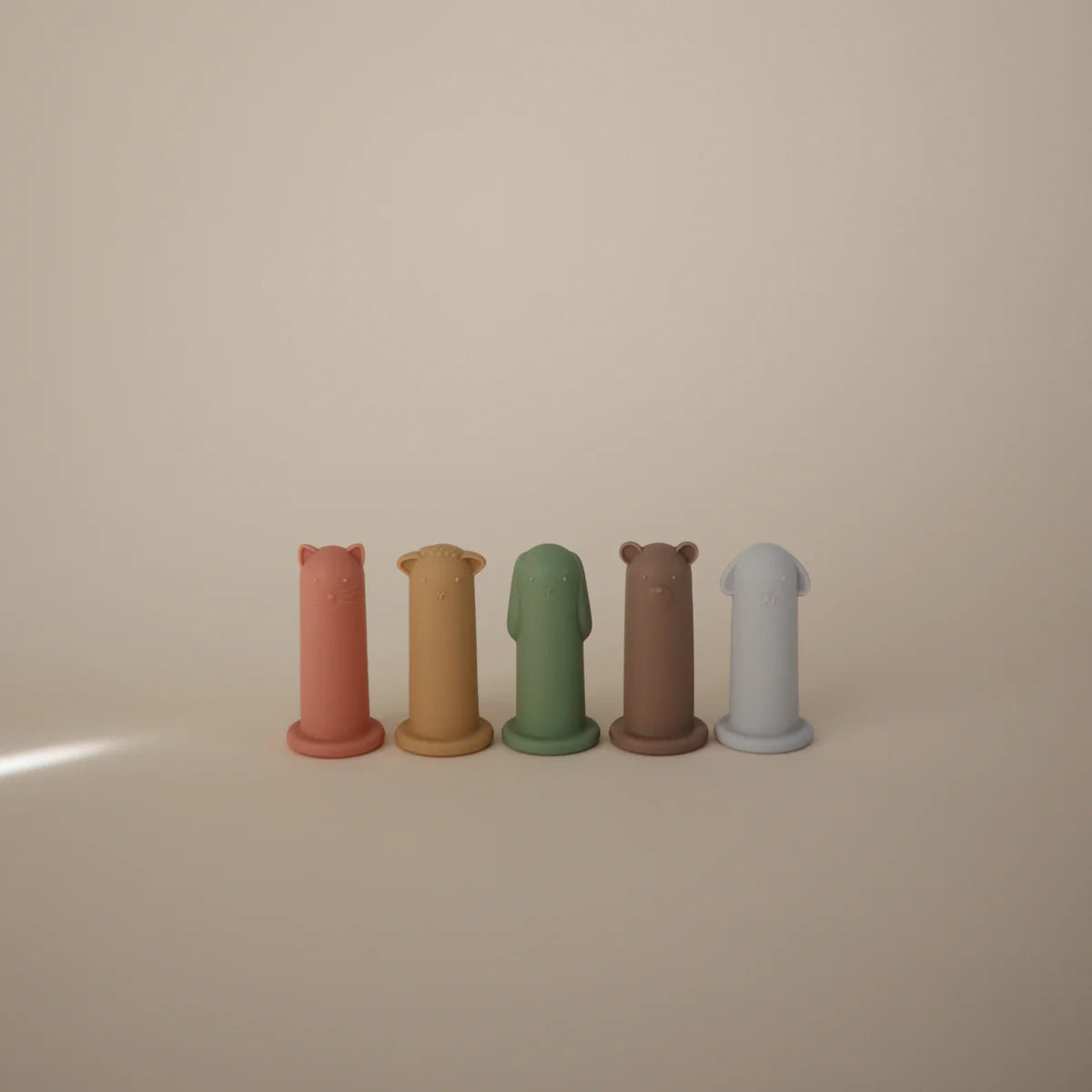 SILICONE ANIMAL FINGER PUPPETS
