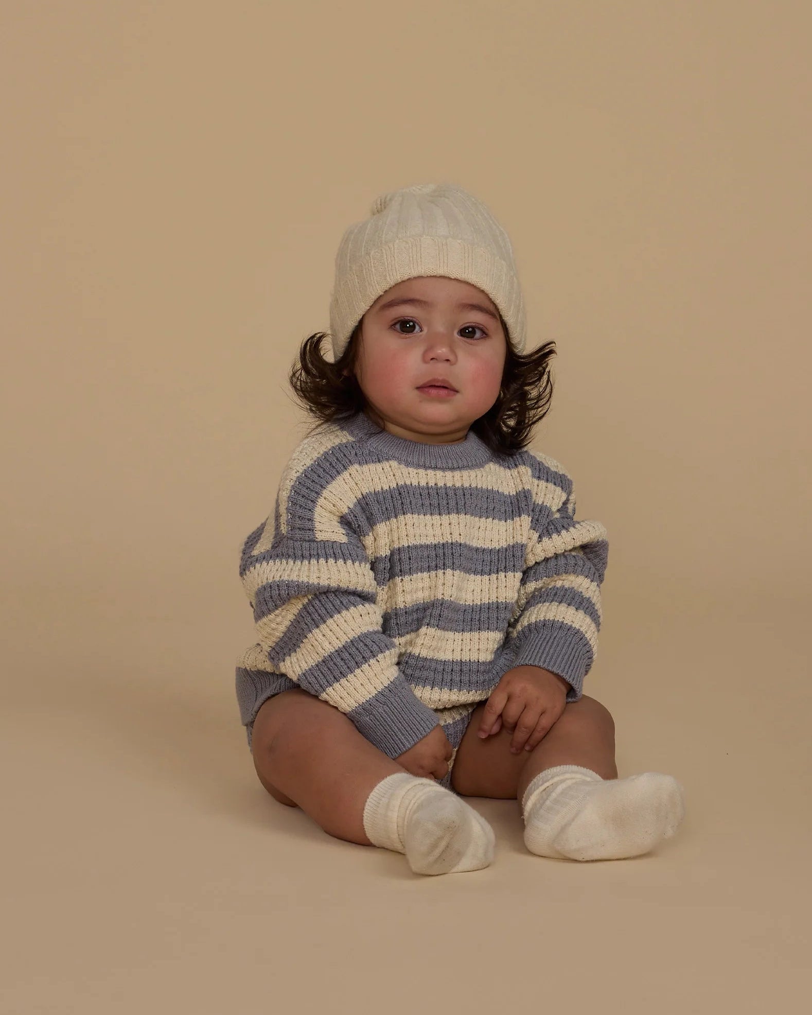 DUSTY BLUE ASPEN SWEATER