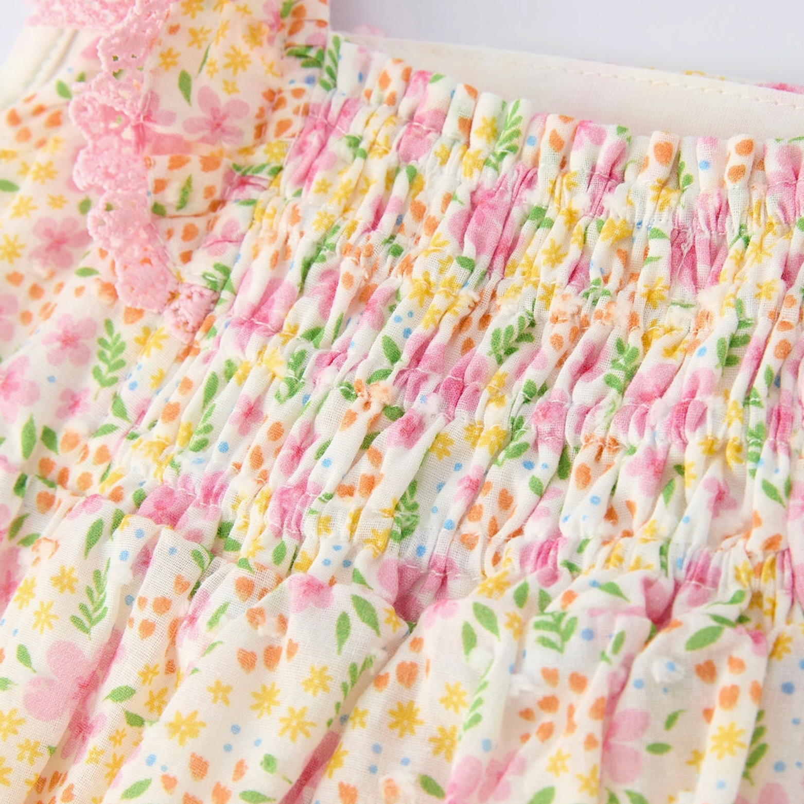 FLOWER MARKET RUFFLE ROMPER