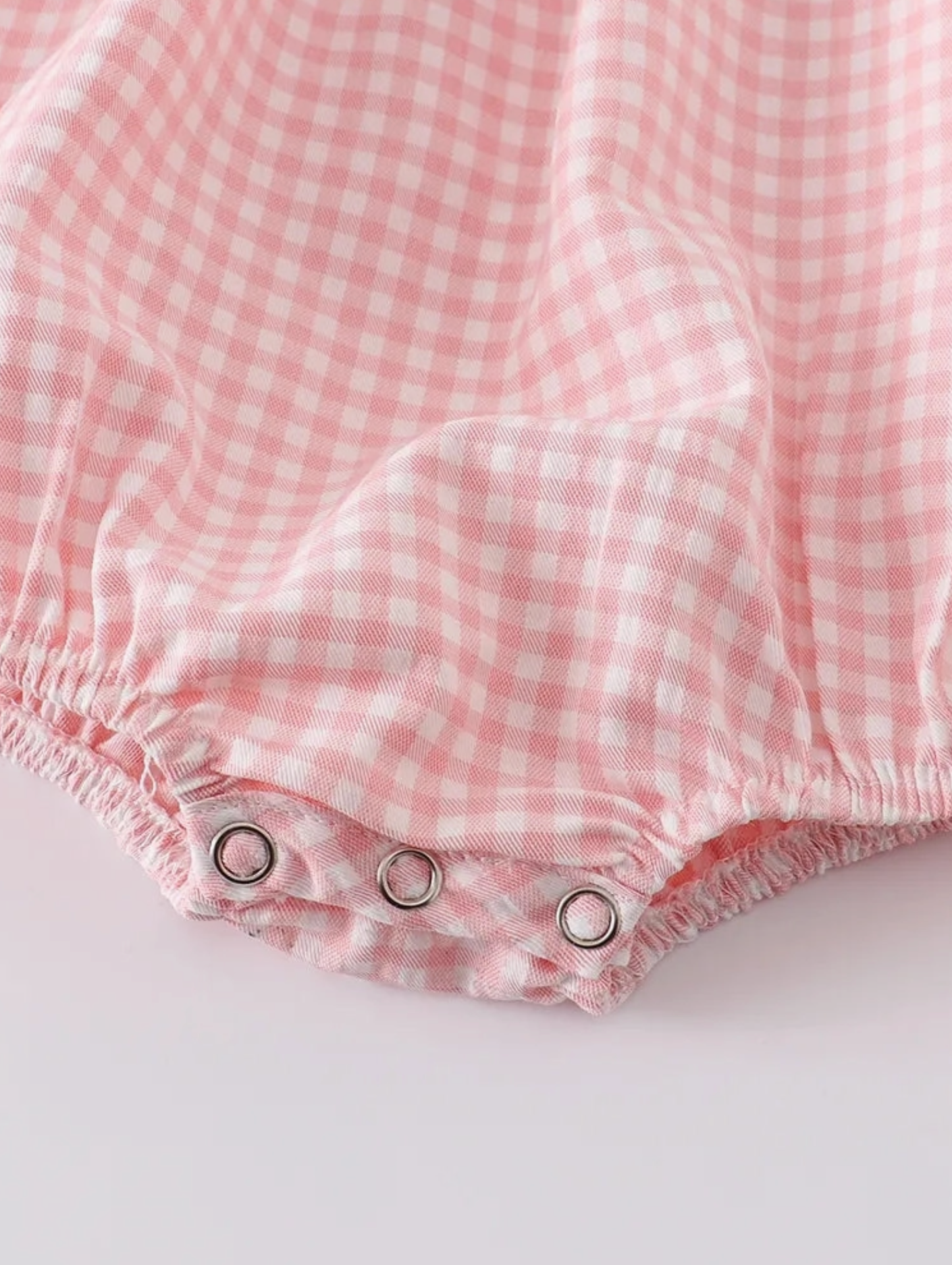 STRAWBERRY FIELDS PLAID ROMPER
