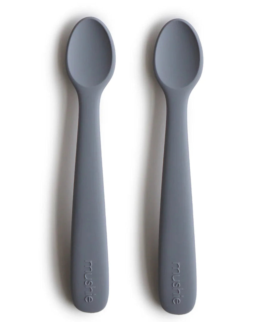 SILICONE FEEDING SPOONS 2-PACK
