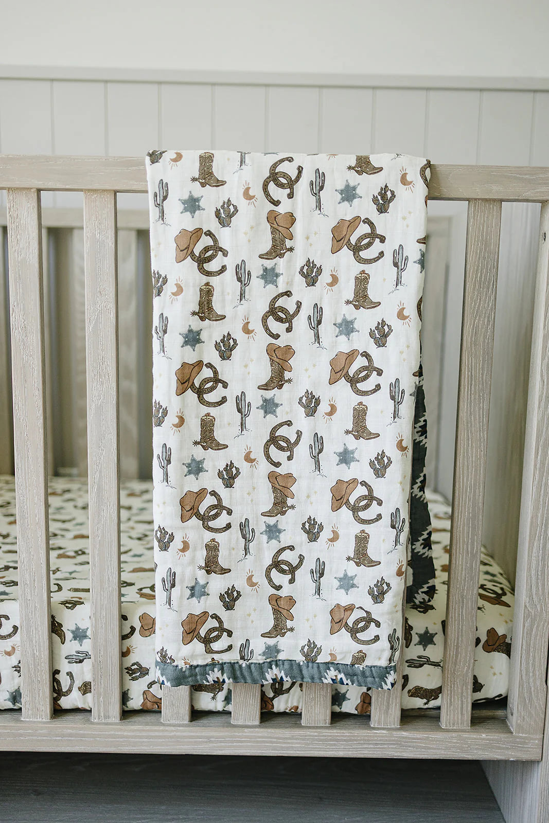 SOUTHWEST AZTEC + OUTLAW COWBOY MUSLIN QUILT
