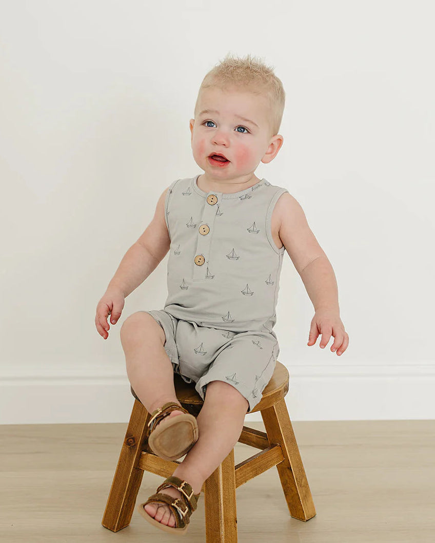 SAIL BOAT ROMPER