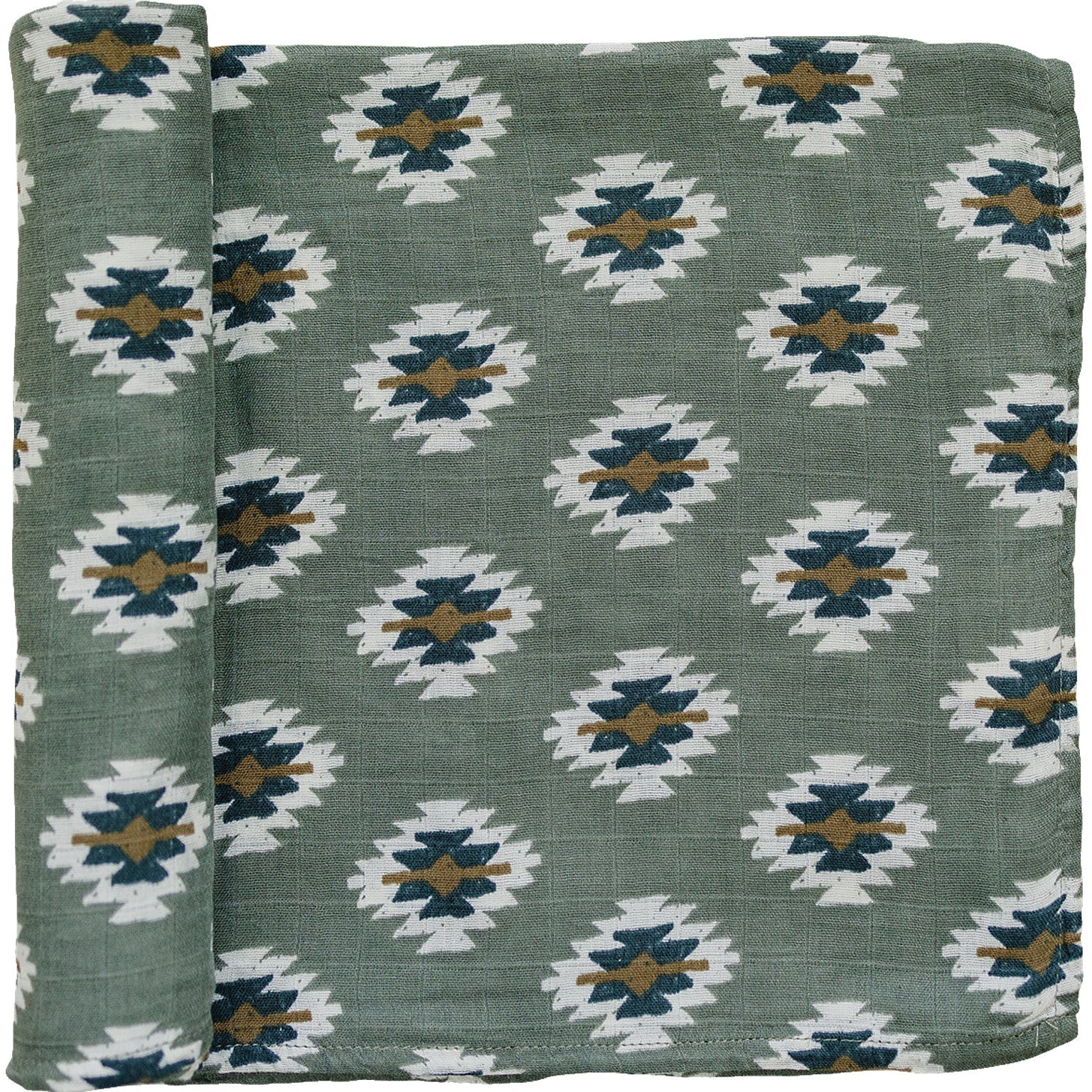 SOUTHWEST AZTEC MUSLIN SWADDLE BLANKET