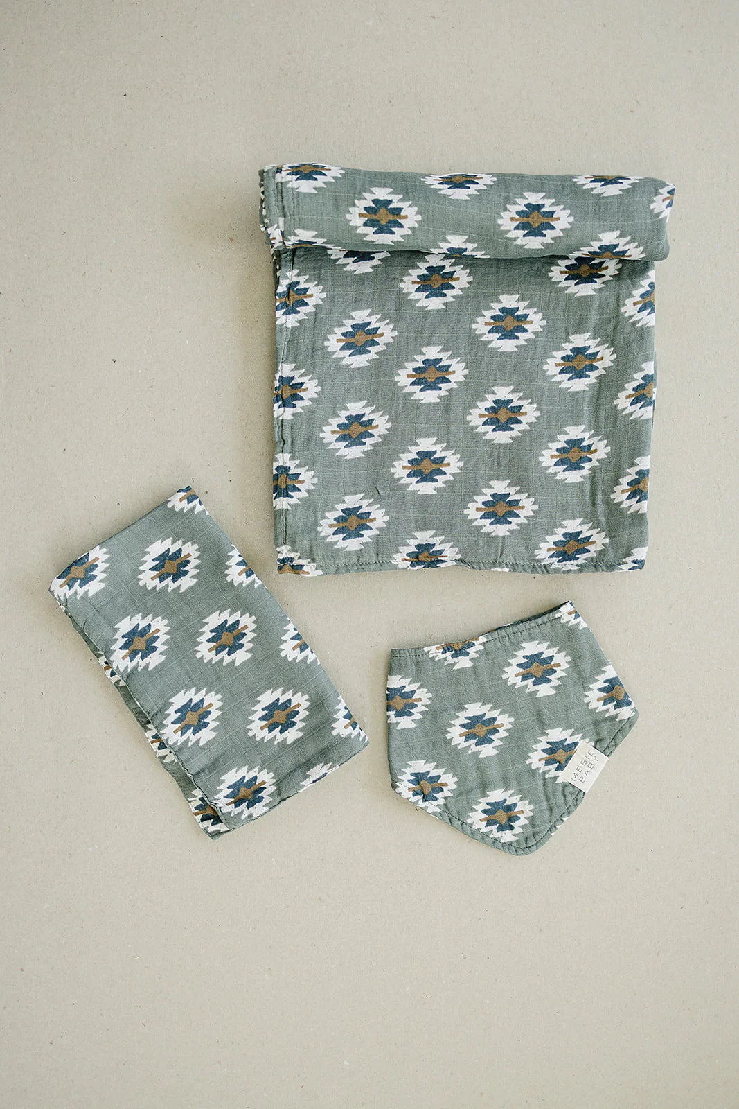 SOUTHWEST AZTEC MUSLIN SWADDLE BLANKET