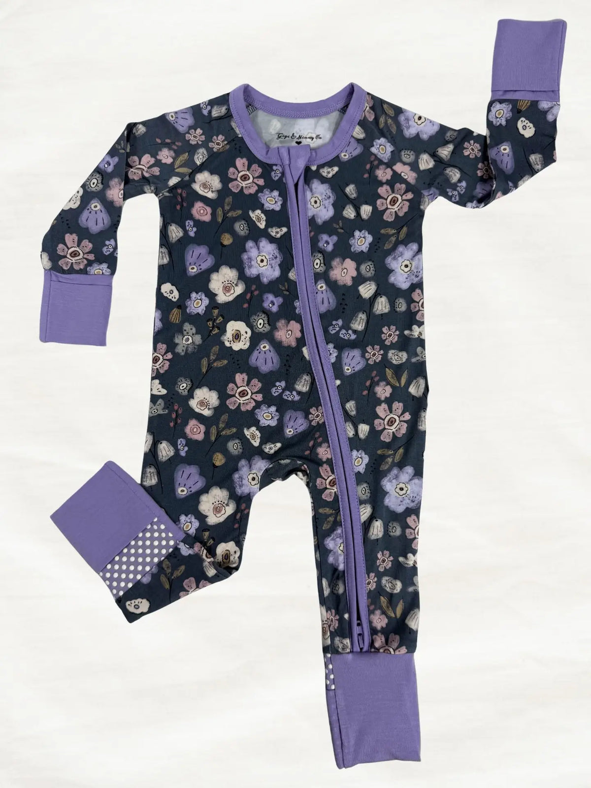 PURPLE WHIMSY BAMBOO ZIPPY