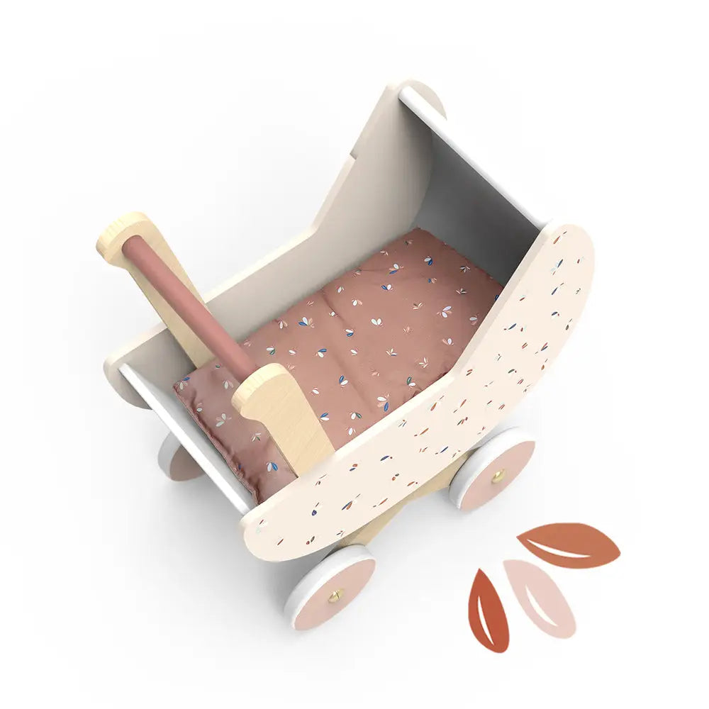 WOODEN DOLL PRAM