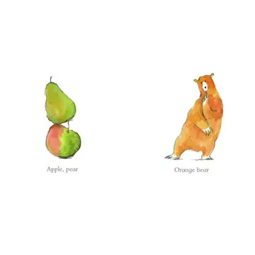 ORANGE PEAR APPLE BEAR