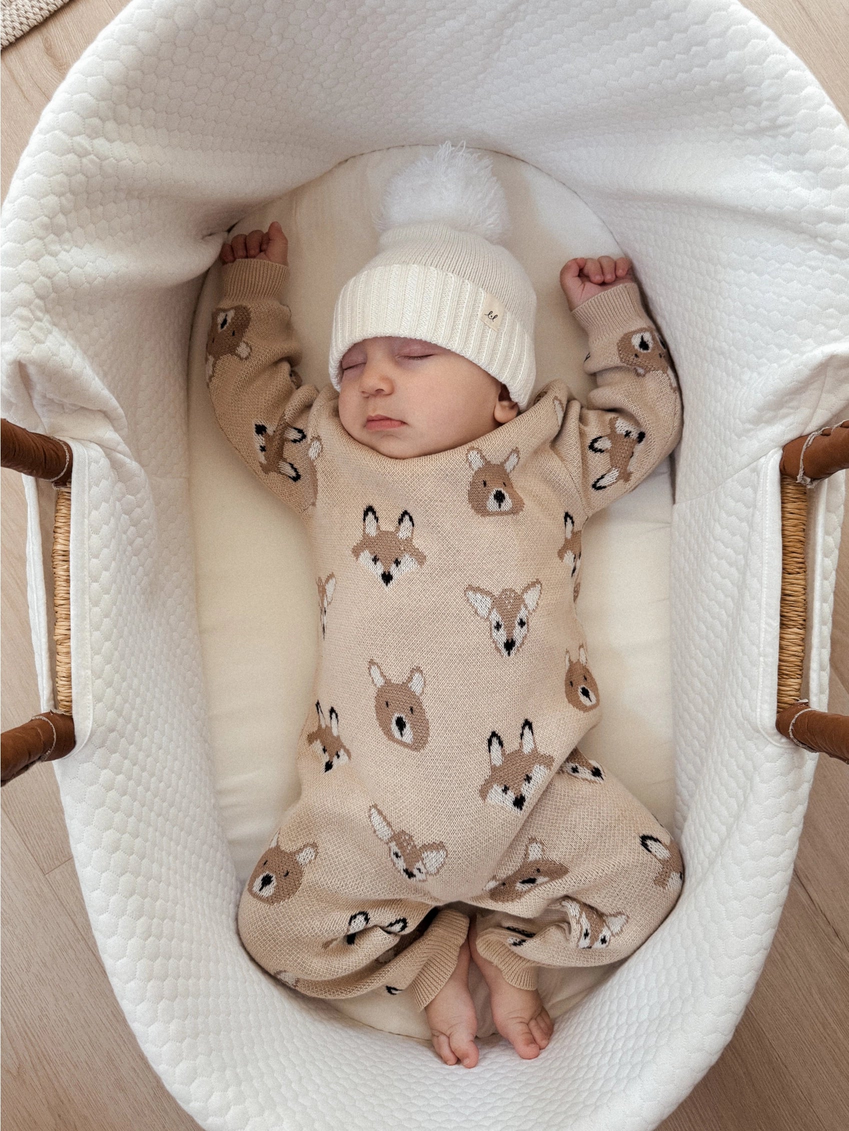 WOODLAND JACQUARD JUMPSUIT