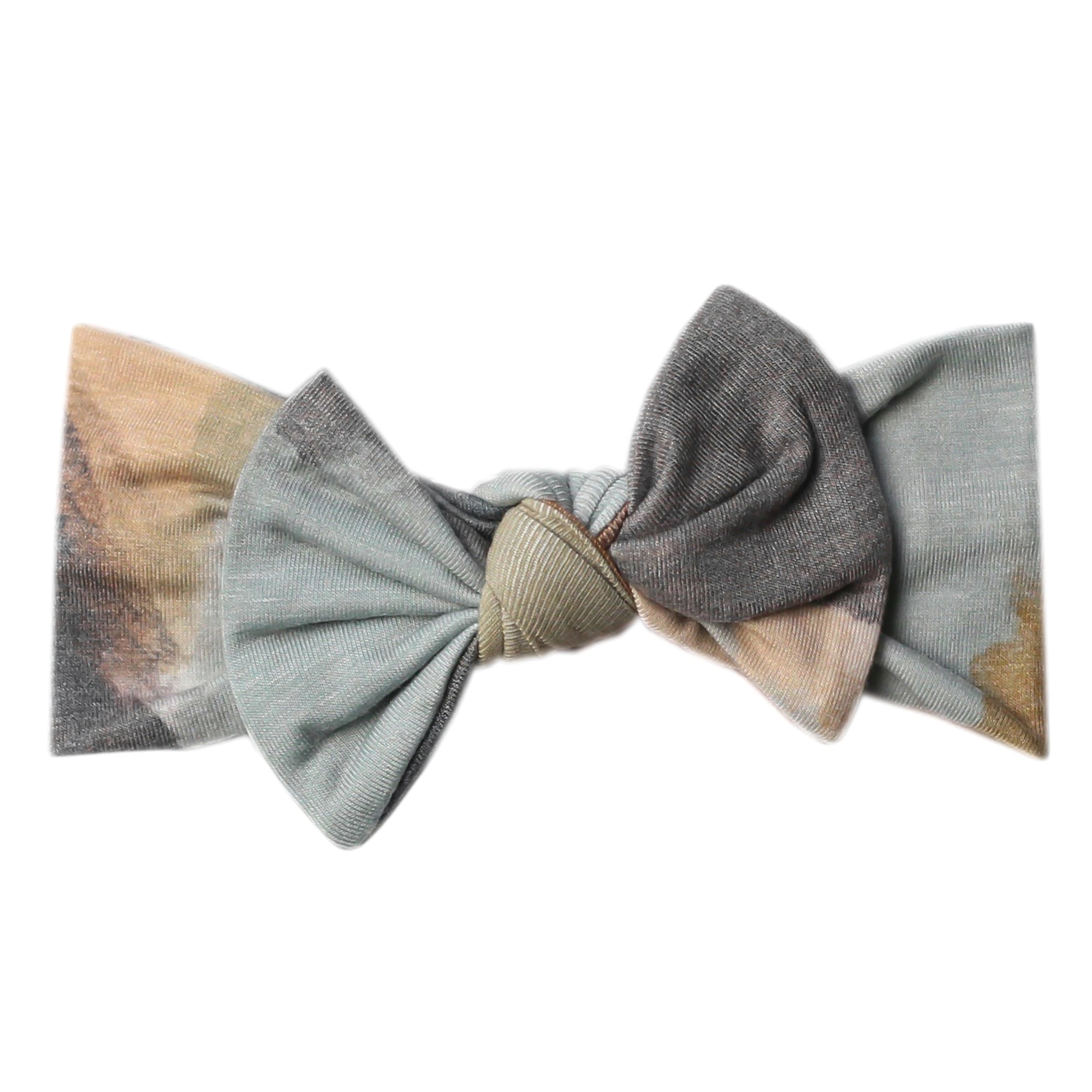 KNIT HEADBAND BOW - PICASSO