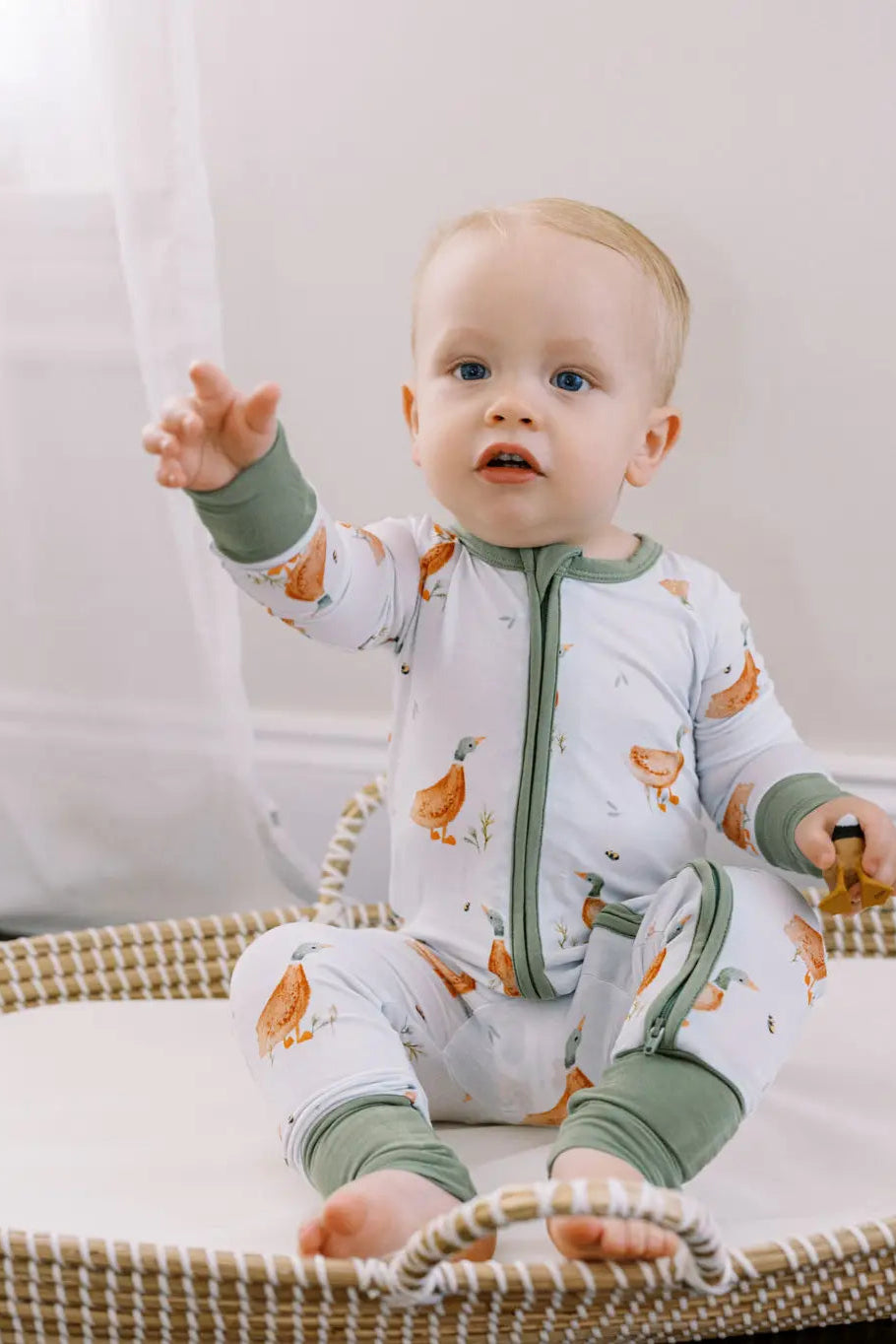 LITTLE DUCKLING BAMBOO ROMPER