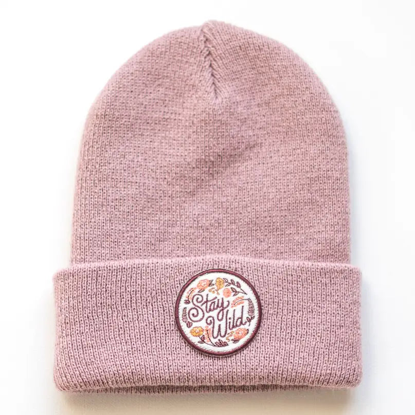 STAY WILD ROSE BEANIE
